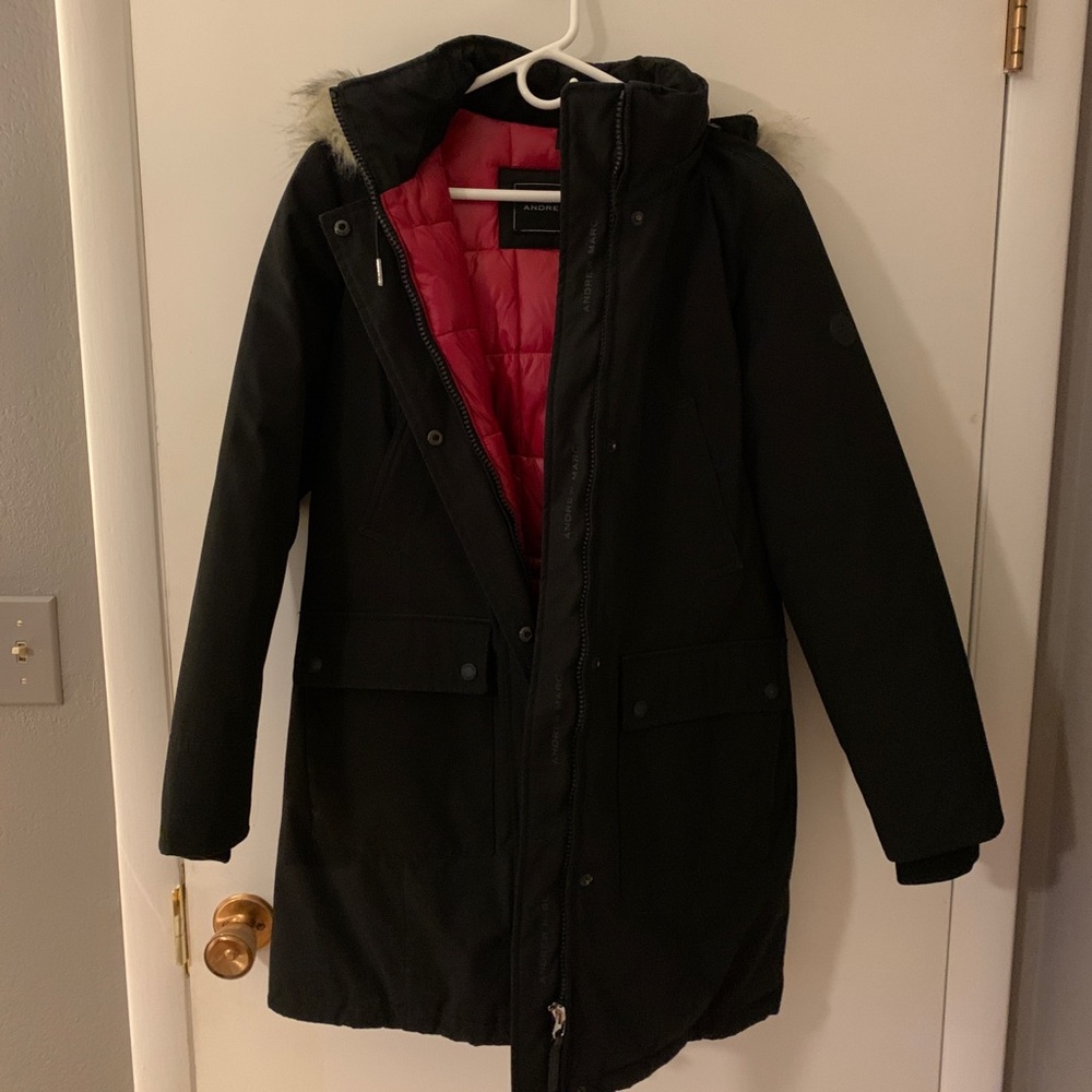 ANDREW MARC | Size M Black W Coat